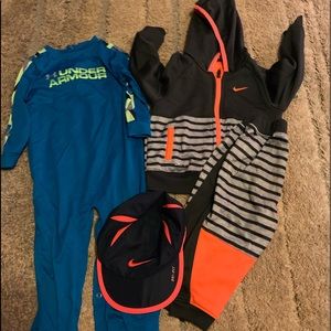 18months Under armour and nike